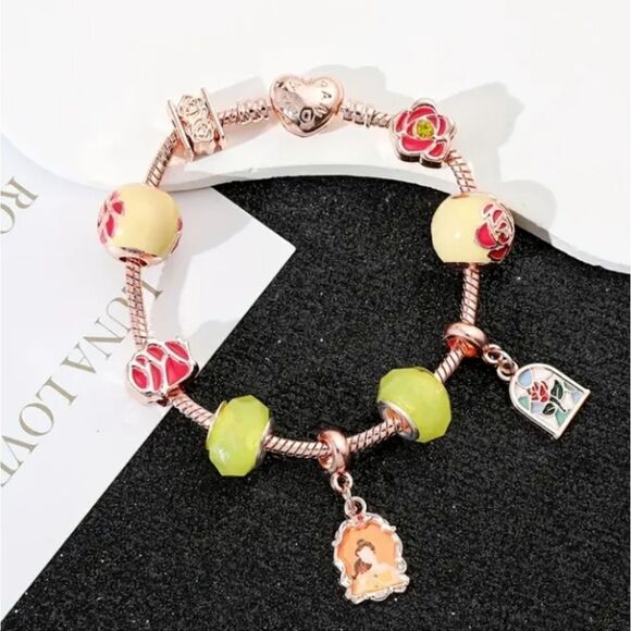 Beauty & the Beast Charm Bracelet - Picture 2 of 5